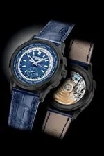 Patek Philippe 5930G World Time Chronograph 18kt White Gold Black DLC 'Stealth' 4