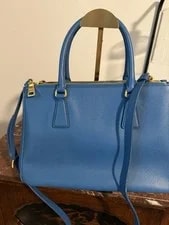 Prada Satchel Top Handle Zip HW Detachable Strap 3
