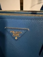 Prada Satchel Top Handle Zip HW Detachable Strap 4