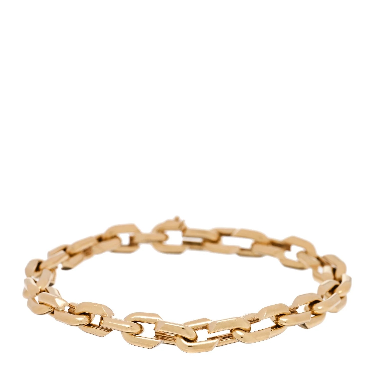 Foundrae — 18K Yellow Gold Small Strong Hearts Love Link Chain — Jewelry — resale
