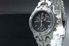 TAG Heuer S/el CG1110-0 Black Dial Date Chronograph Quartz Swiss Made 2