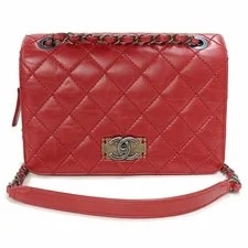 Chanel Matelass Coco Mark Flap 2way Chain Crossbody Calfski