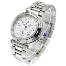Cartier W31037H3 Pasha 38mm GMT Power Reserve Automatic S With 8950 3