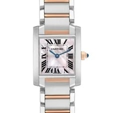 Cartier — Cartier Tank Francaise Small Steel Rose Gold MOP W51027Q4 — Watch — resale
