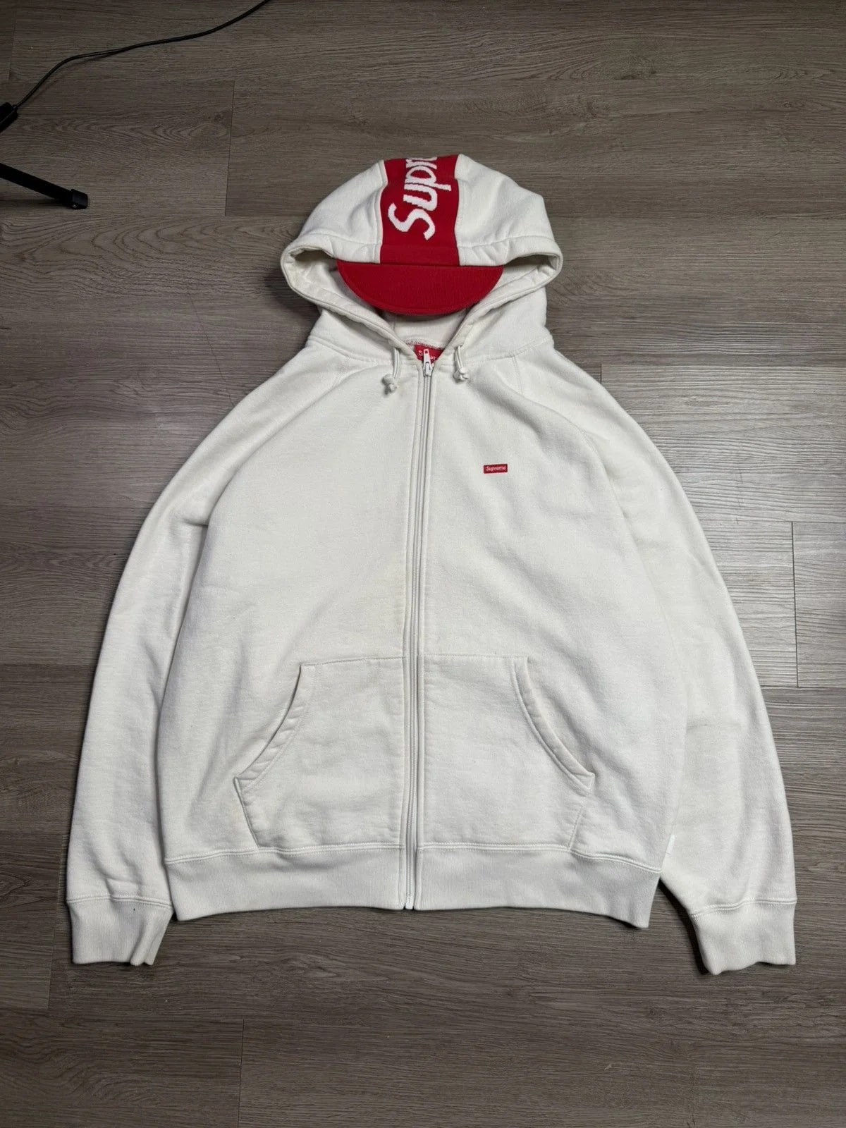 Supreme — Supreme Brim Zip Up Hooded Sweatshirt — streetwear — resale