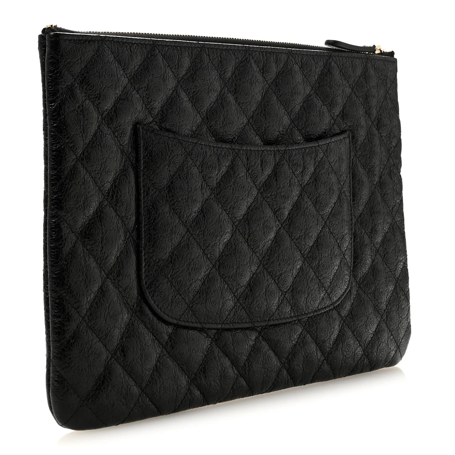 Camellia Embossed Medium Cosmetic Case 3