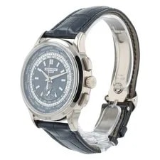 Patek Philippe World Time Blue Dial 18k White Gold 39.5mm Automatic ’S 5930G 3