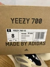 Size 8- Yeezy 700 V3- Azael - Fade Salt 4