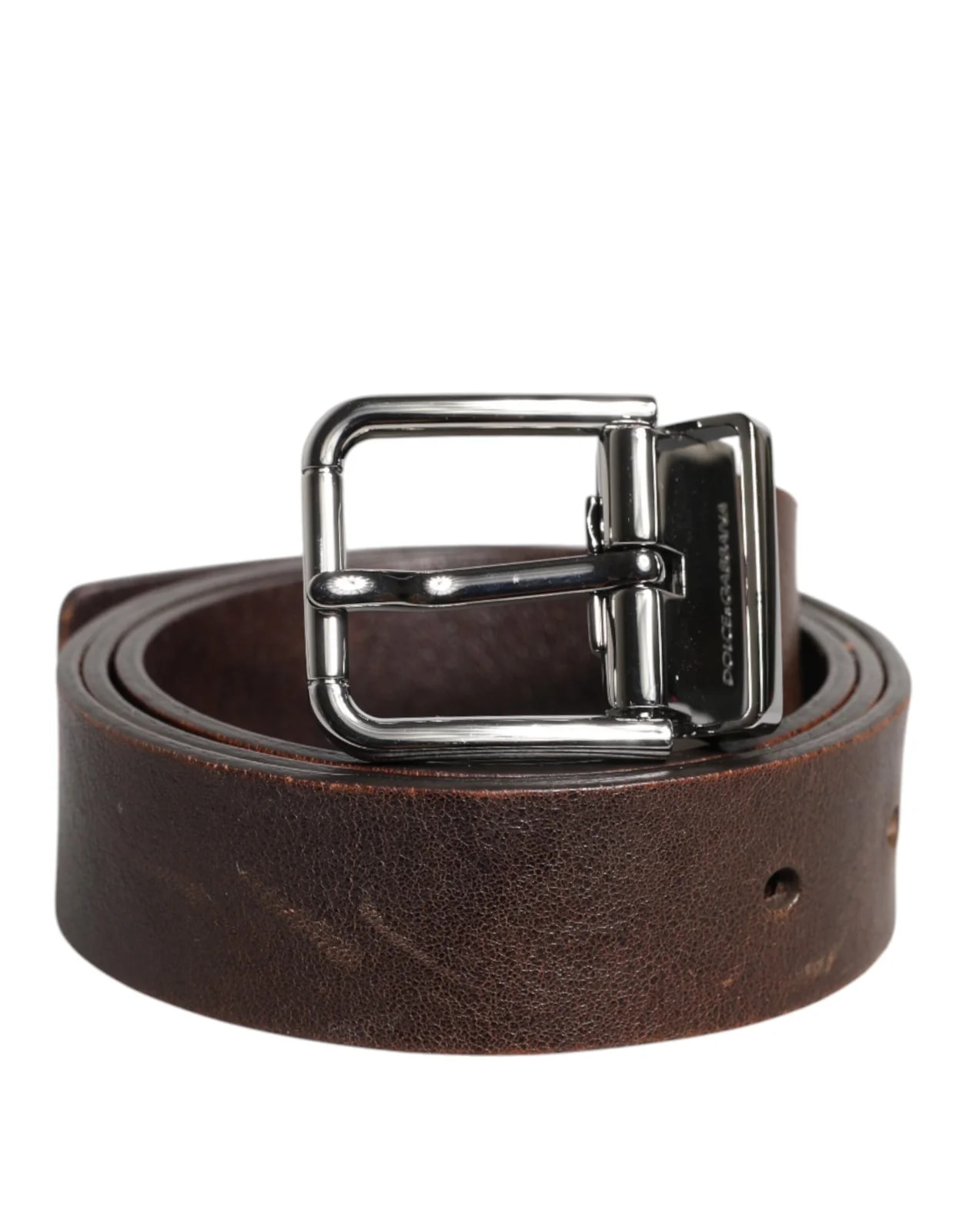 Dolce & Gabbana — Dolce & Gabbana Classic Metal Logo Buckle Belt — Accessory — resale