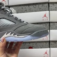 Jordan Air 5 Mid Top Lace Up Athletic Solid 4