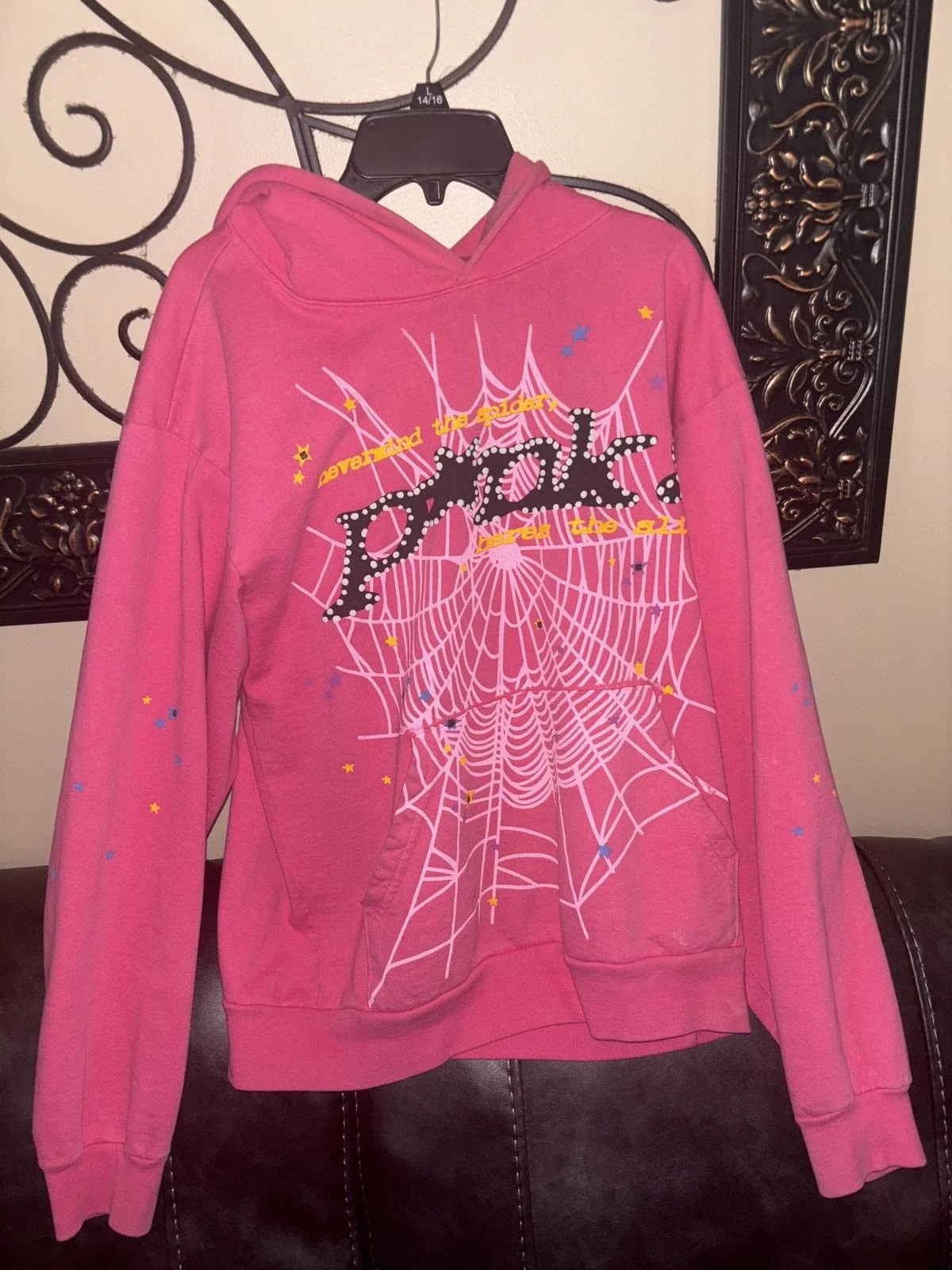 Sp5der — Sp5der P*nk Hoodie ' ' — streetwear — resale