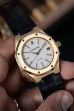 Audemars Piguet Royal Oak 36mm 18k Yellow Gold Automatic White Dial Ref. 14800BA 4