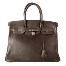 Hermès — Hermès Hermes Birkin 35 Chocolat Trekking — Handbag — resale