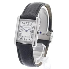 Cartier Tank Solo SM WSTA0030 24mm SS Silver #C18160 2