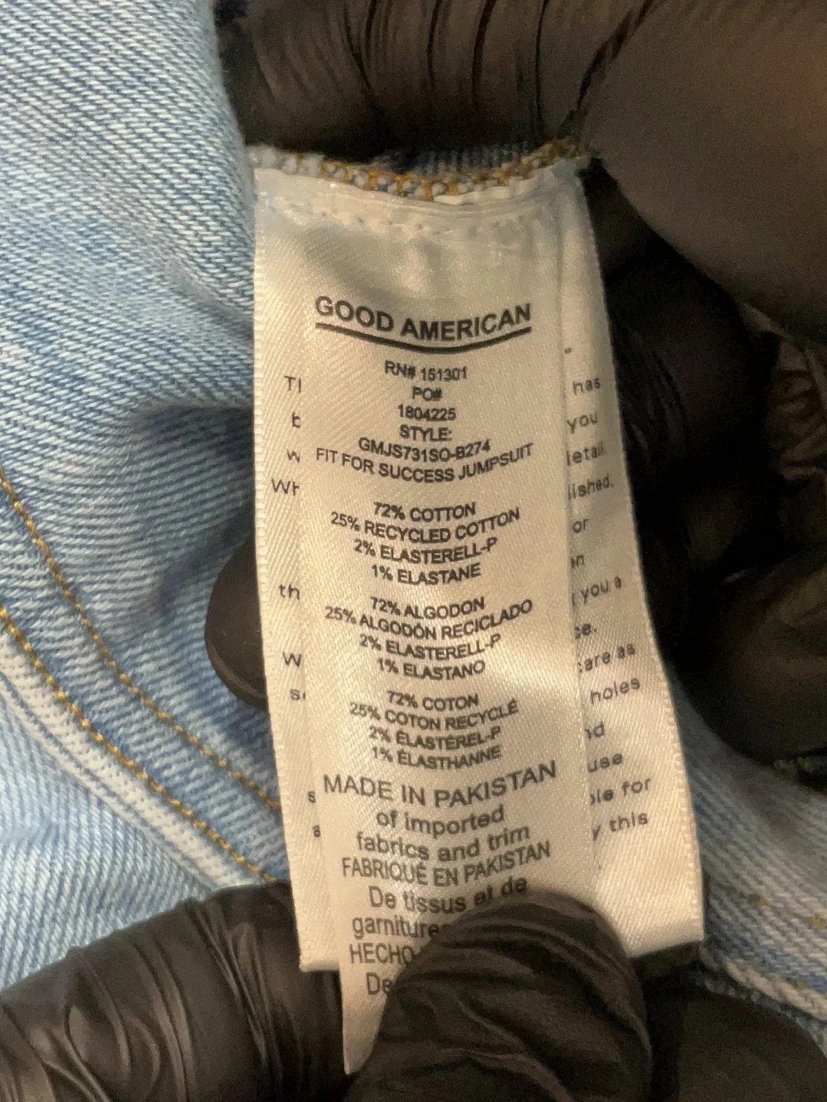 Good American Jumpsuit Size Sm (1) 4