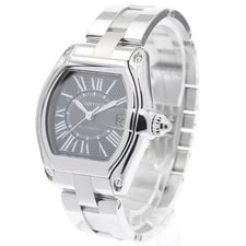 Cartier Roadster LM W62041V3 Date Black Dial Automatic Watch_956686 2