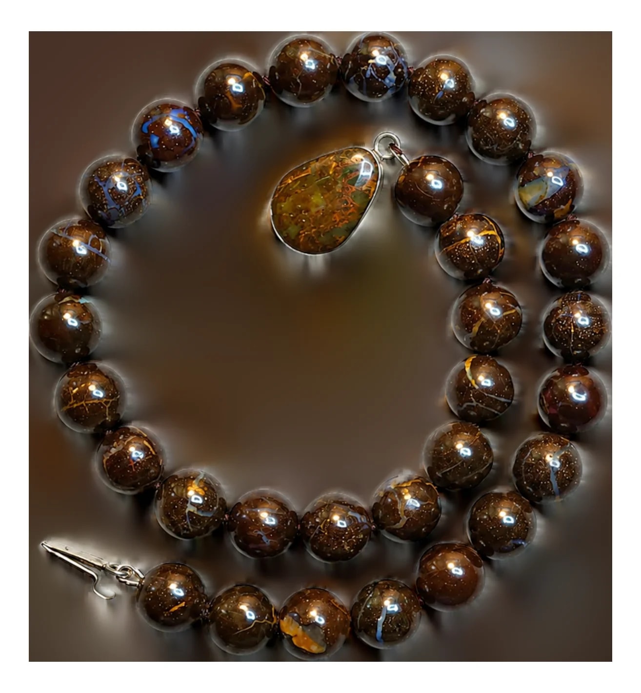 Boulder 14mm Beaded , 19 Inches — Jewelry — resale