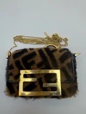 Fendi — Authentic Pre‑owned Fendi Micro Baguette Crossbody — Handbag — resale