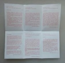 Tudor International Warranty Translation Booklet - 584.07.5Y 3