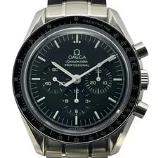 Omega — Omega Speedmaster Professional Moonwatch 3570.50 Black Stainless Steel #OK996 — Watch — resale