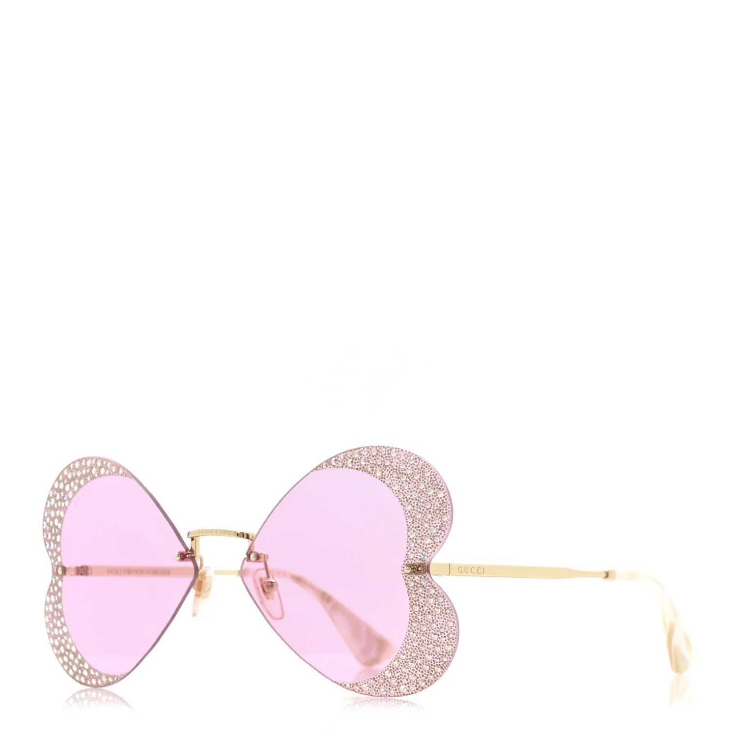 Gucci — Metal Heart Frame Sunglasses GG0897S — Accessory — resale