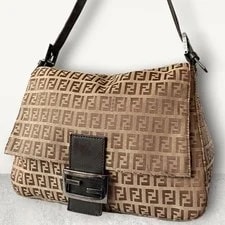 Fendi — Fendi Mamma Baguette Zuccino Auth — Handbag — resale