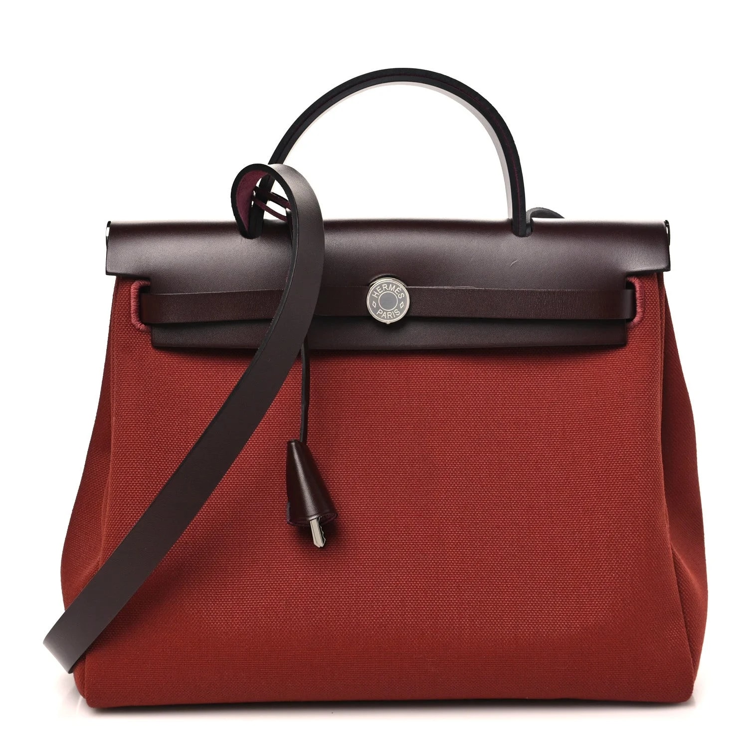 Hermès — Military Herbag Zip Retourne 31 H Ebene — Handbag — resale