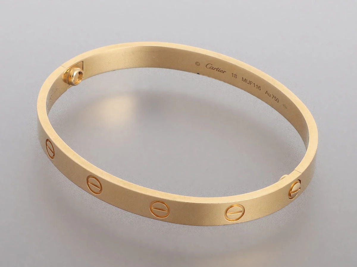 Cartier 18K Yellow Gold Classic Love Bracelet 18 3