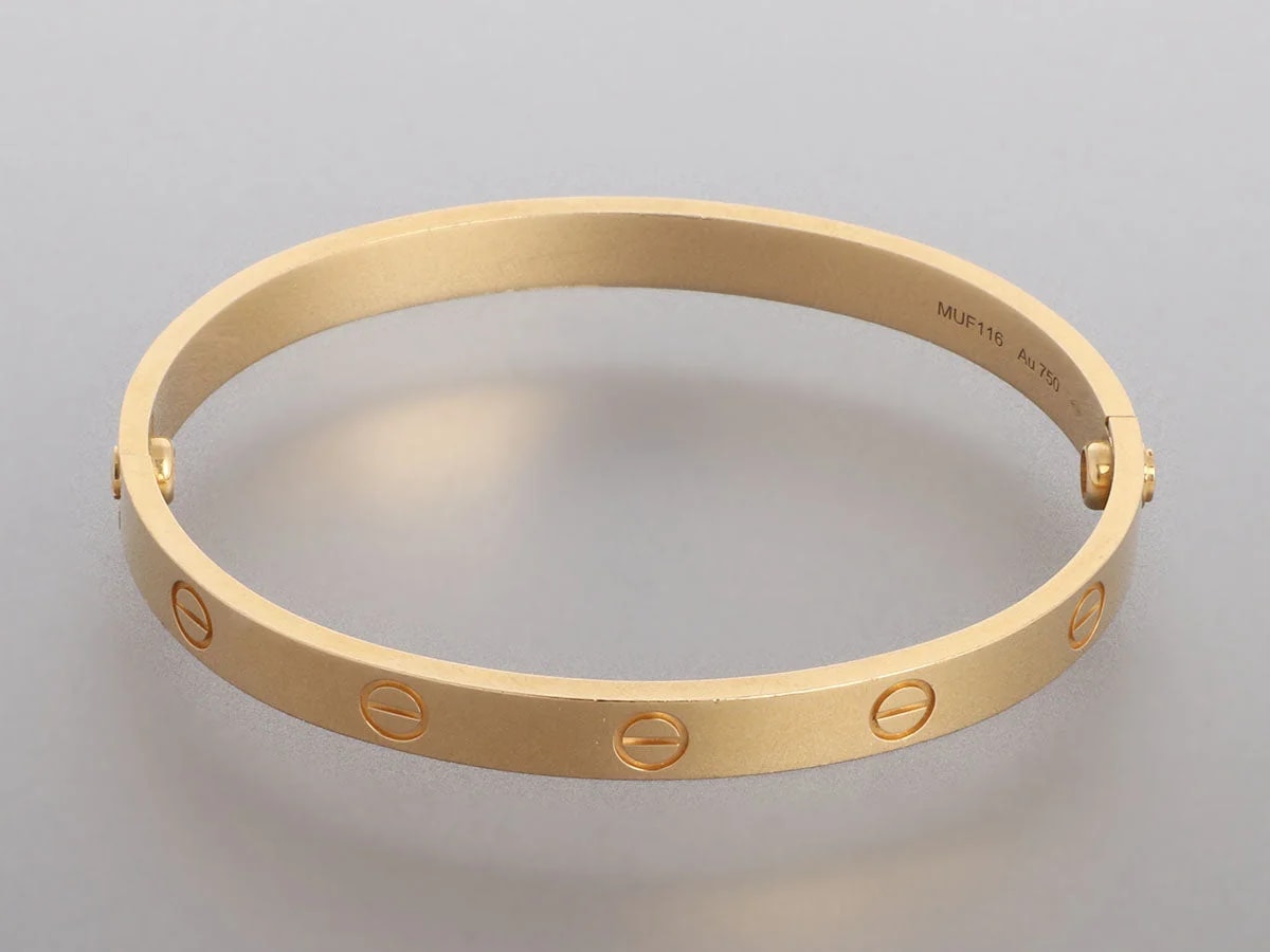 Cartier 18K Yellow Gold Classic Love Bracelet 18 4