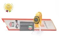Tag Heuer — ! New Batt [Unused] TAG Heuer 380.513 Black & Yellow Date Quartz — Watch — resale