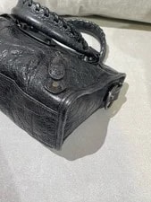 Balenciaga le City Mini Studs Top Handle Crossbody Duty 4