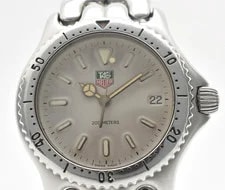 Tag Heuer — [ Exc+5 ] TAG Heuer SEL S99.013 White Dial Silver 200M Quartz Japan — Watch — resale