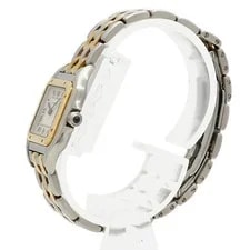 Cartier Panthère SM 2 Row Combo W25029B6 21.5mm Beige Dial Quartz 1996 #OTW020 2