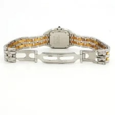 Cartier Panthère SM 2 Row Combo W25029B6 21.5mm Beige Dial Quartz 1996 #OTW020 4