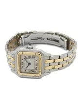 Cartier Panthere SM 2 Row Classic & Figaro W25029B6 Quartz 29mm Box Ivory 2