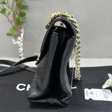 Chanel Statement Flap Chevron Chunky Chain GHW. 3