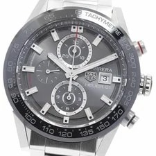 Tag Heuer Carrera Calibre 01 CAR201W Automatic 43mm Box Papers Gray Chronograph 2