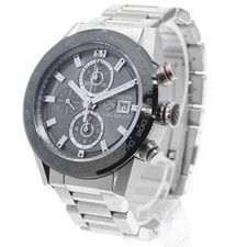 Tag Heuer Carrera Calibre 01 CAR201W Automatic 43mm Box Papers Gray Chronograph 3