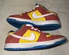Nike SB Dunk Low Pro - Bart Simpson 2022 Size 6.5 8 WMN Authentic BQ6817-602 2