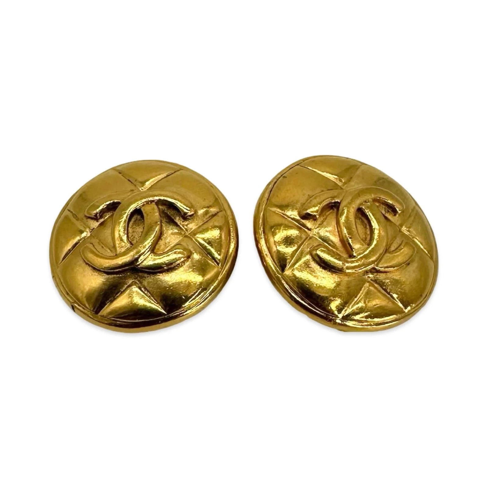 Luv Luxe Scottsdale — Chanel CC Medallion Clip on Earrings — Accessory — resale