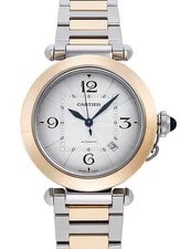 Cartier Pasha de W2PA0009 Yellow Gold / Stainless Steel 41mm Automatic #KMW752 3