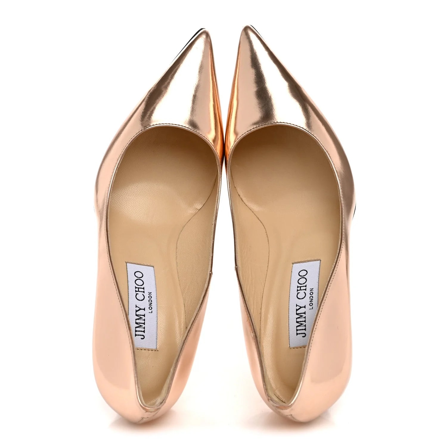 Metallic Mirror Pointy Toe Abel 37 2