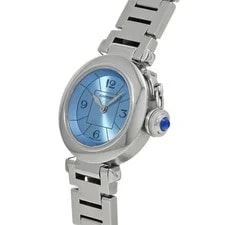 Cartier Pasha W3140024 ( 2973) 27mm Stainless Steel Blue #WW9256 2