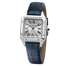 Cartier Santos-Dumont Large Model Quartz Steel Leather 43.5 X 31.4 Mm WSSA0085 3