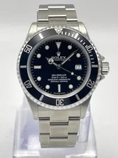 Rolex Sea-Dweller 16600 40mm Black Dial Black Aluminium Insert Bezel Box 4