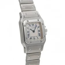 Cartier Santos W20017D6 35mm Stainless Steel / 54079 White #WW2443 3