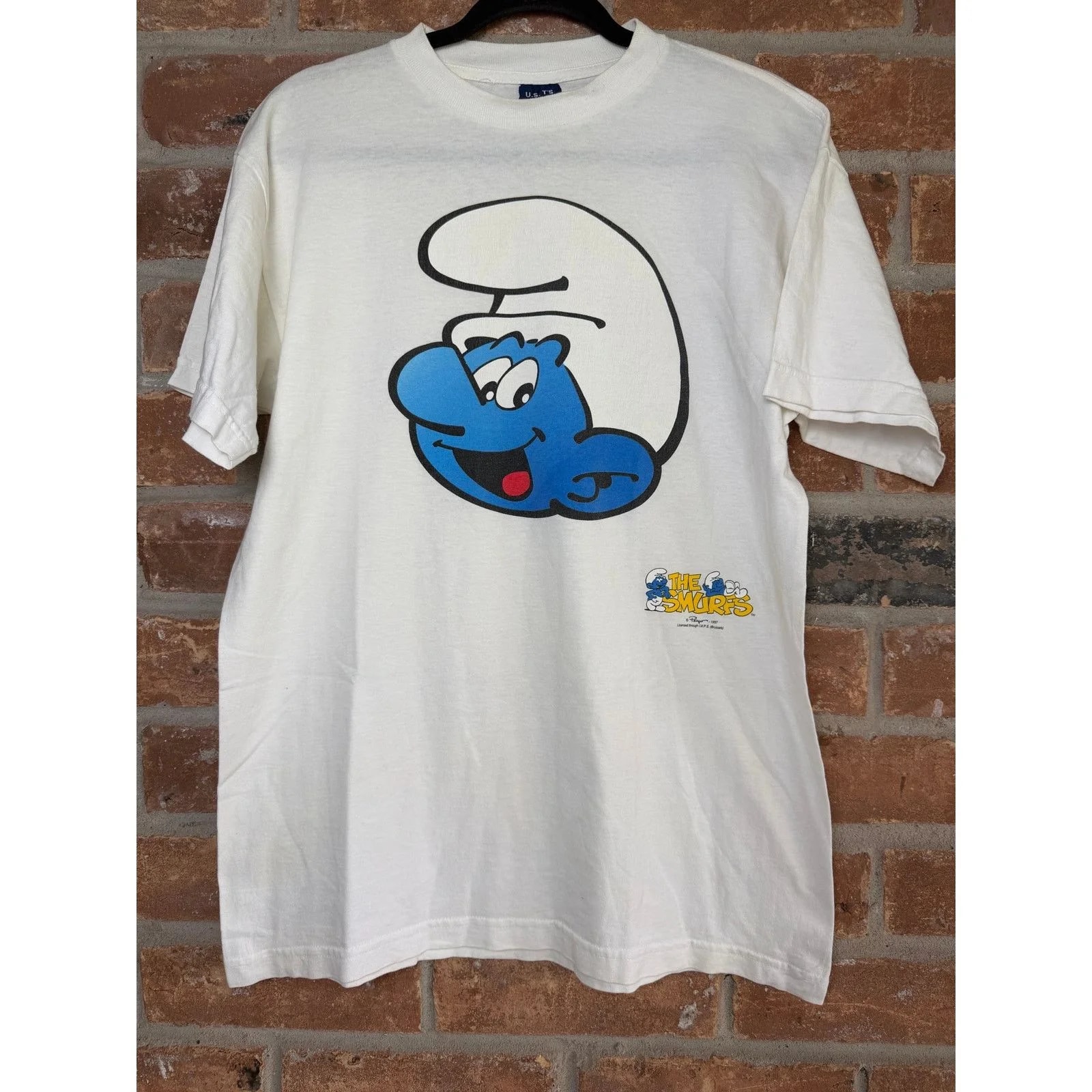 1997 Papa Smurf Big Face Graphic Tee — streetwear — resale