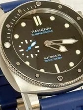 2019 Panerai Submersible PAM00683 42MM Black Dial Full Set -3 Straps 4