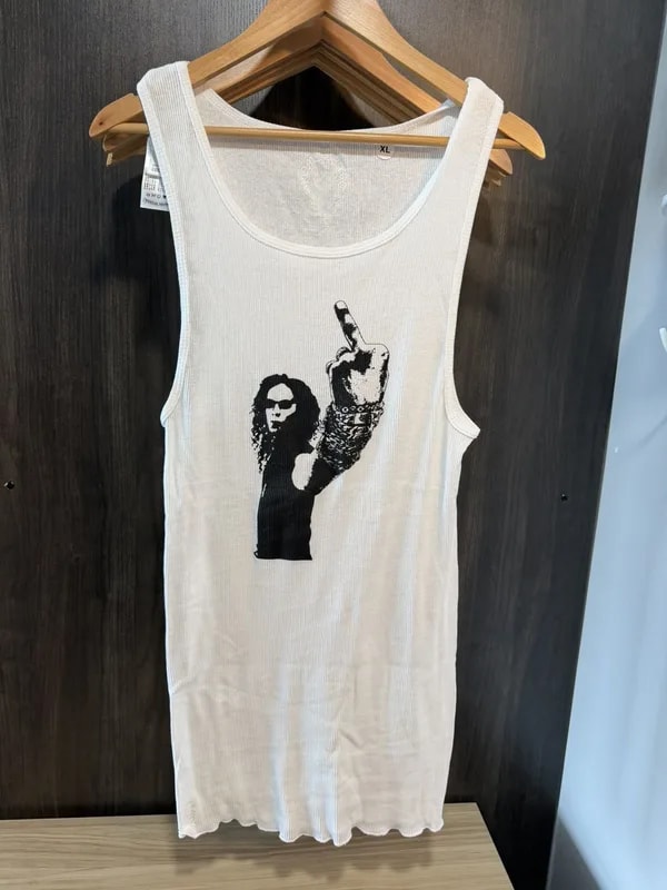 Chrome Hearts — Hearts Richard Stark Middle Finger Tank Top — streetwear — resale