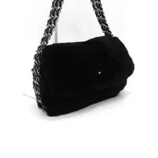 Chanel Fur CC Flap Triple Chain aa63490 155790484 3